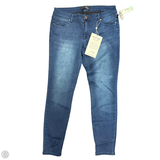 Jeans Skinny By 1822 Denim In Blue Denim, Size: 12