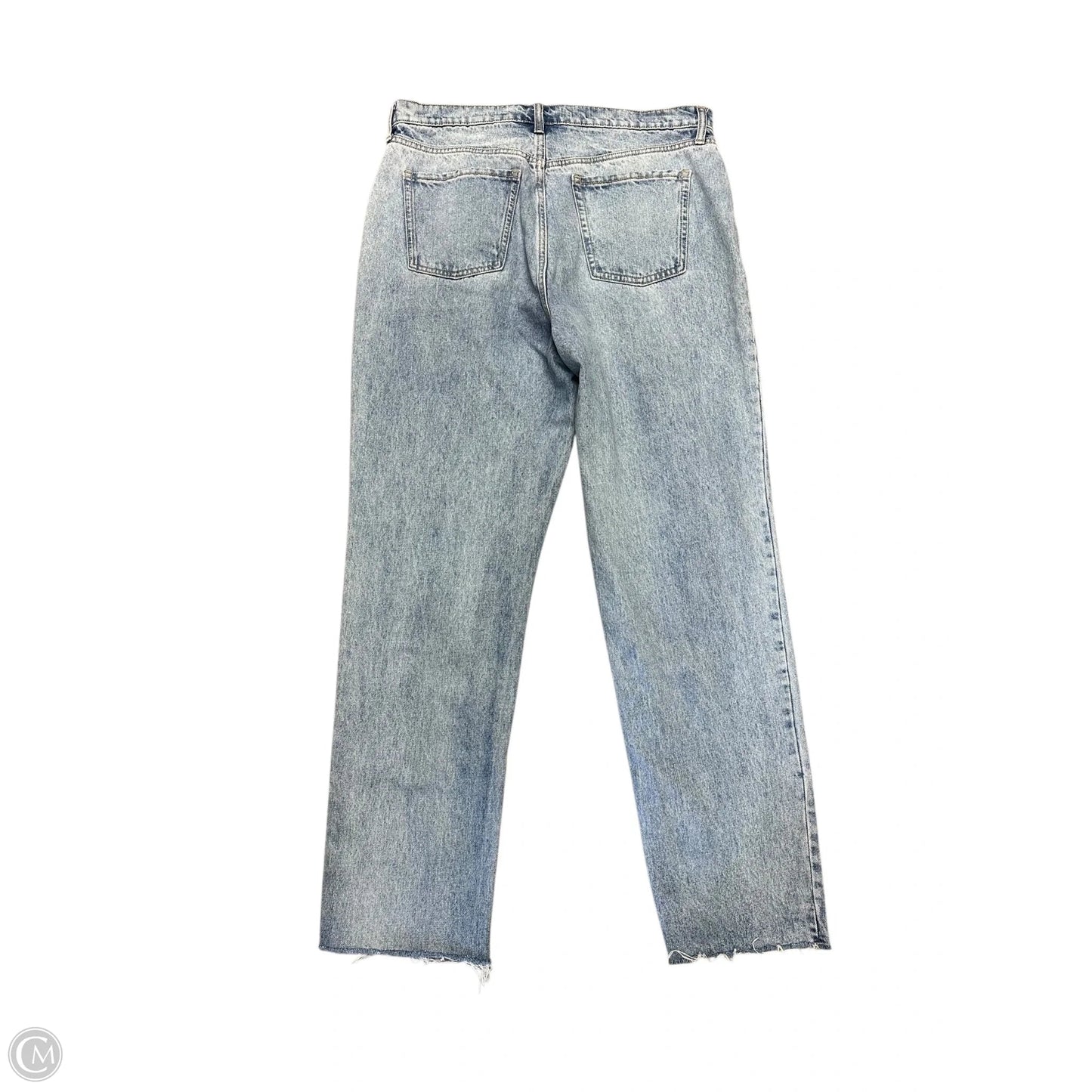 Jeans Straight By Old Navy In Blue Denim, Size: 14