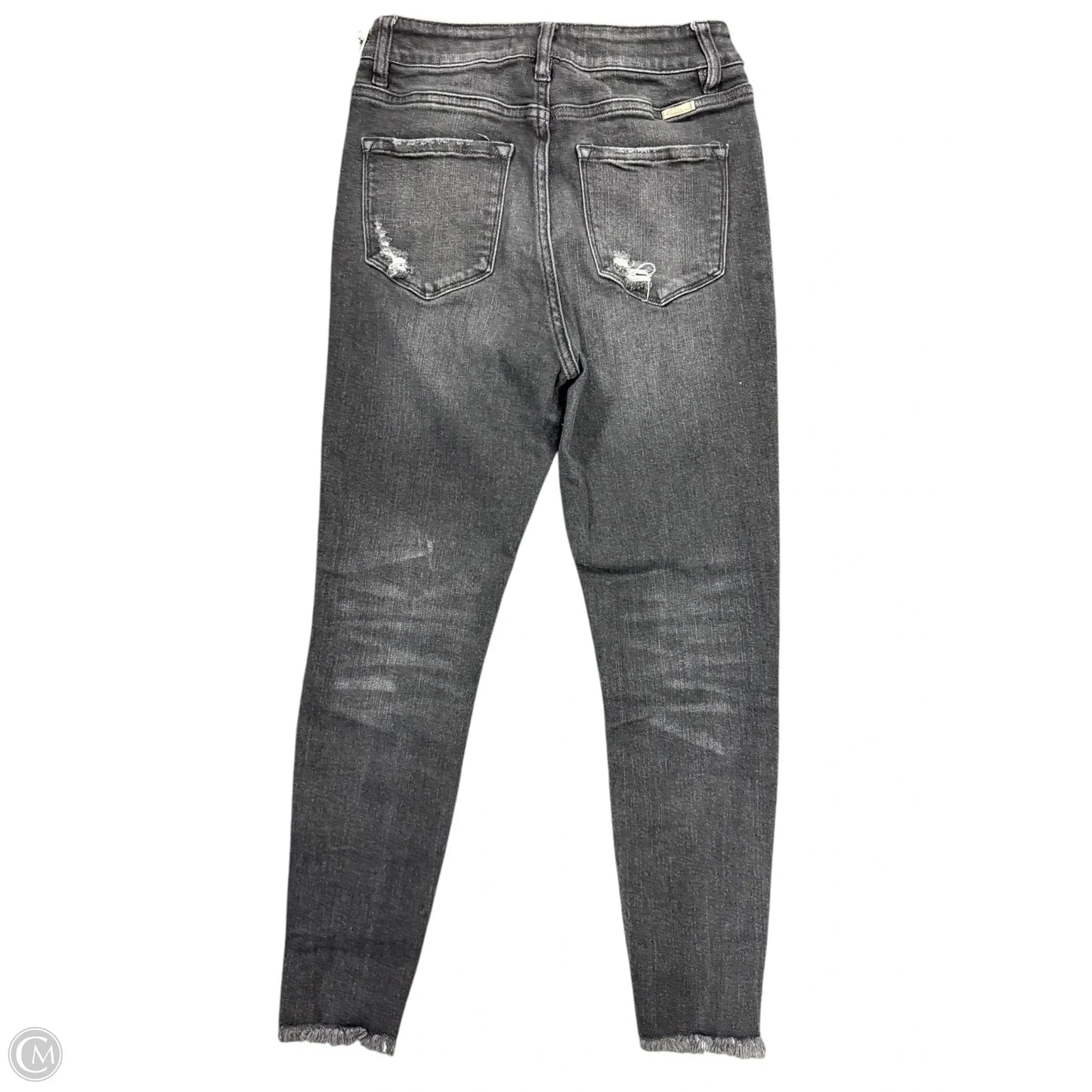 Jeans Skinny By Kancan In Black Denim, Size: 8