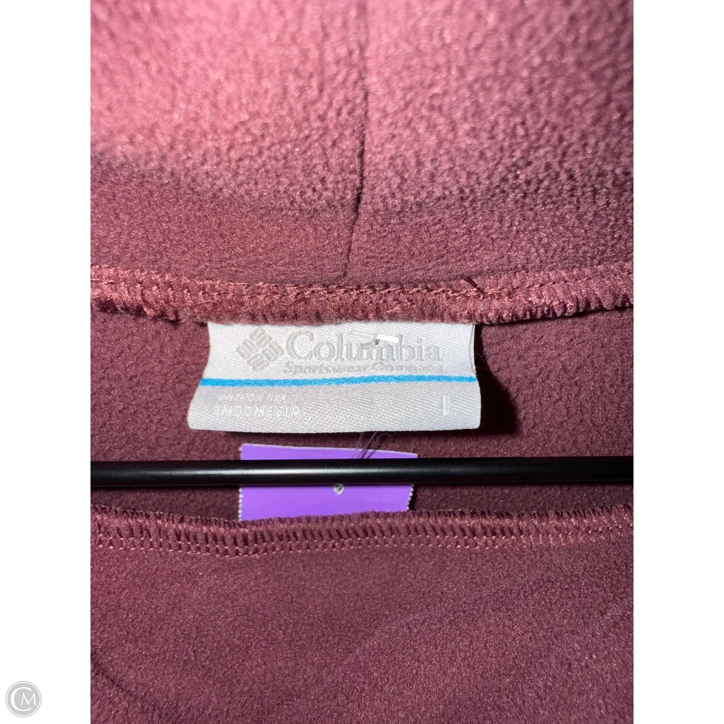 Sweatshirt Crewneck By Columbia In Purple, Size: L