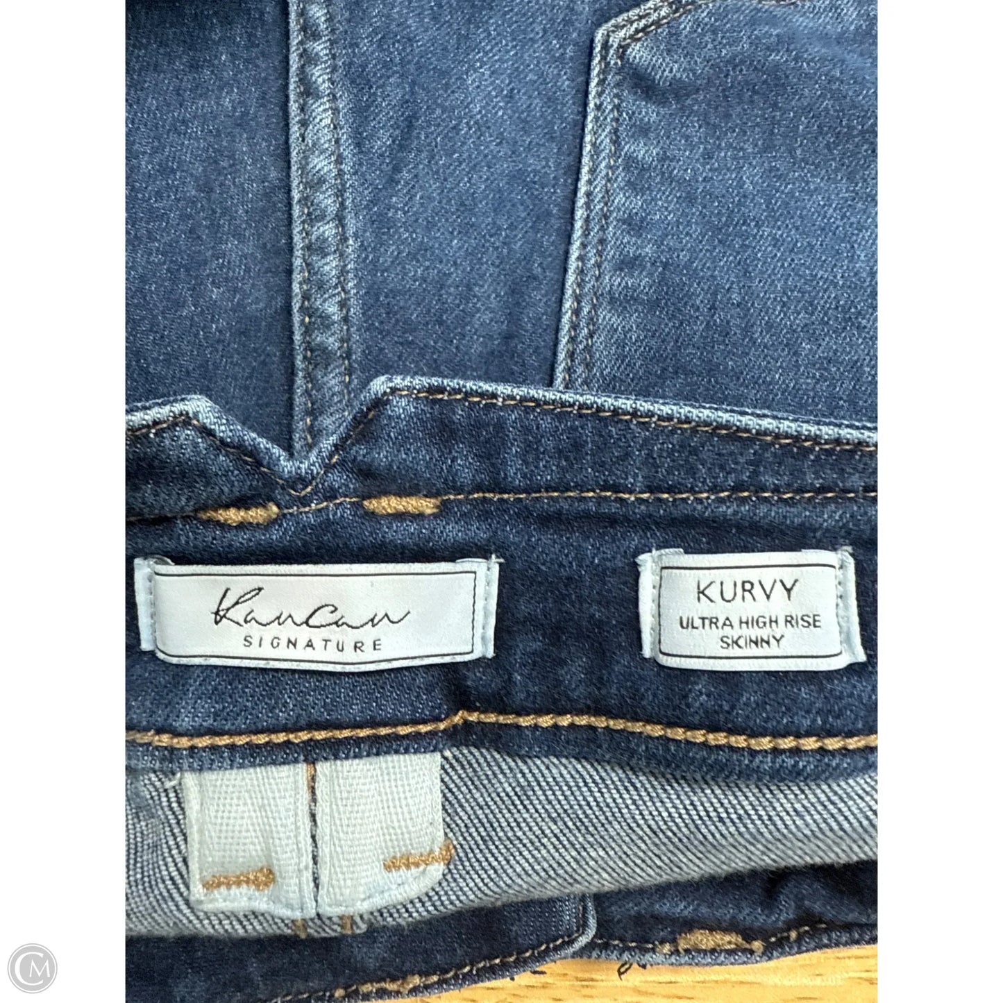 Jeans Skinny By Kancan In Blue Denim, Size: 8