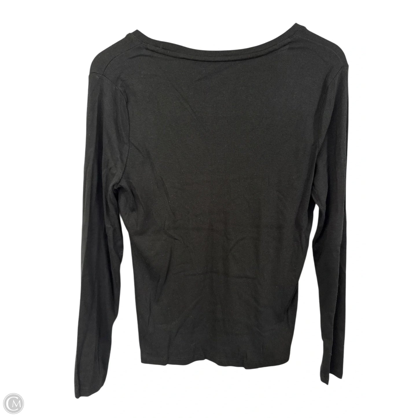 Top Long Sleeve Basic By A New Day In Black, Size: L