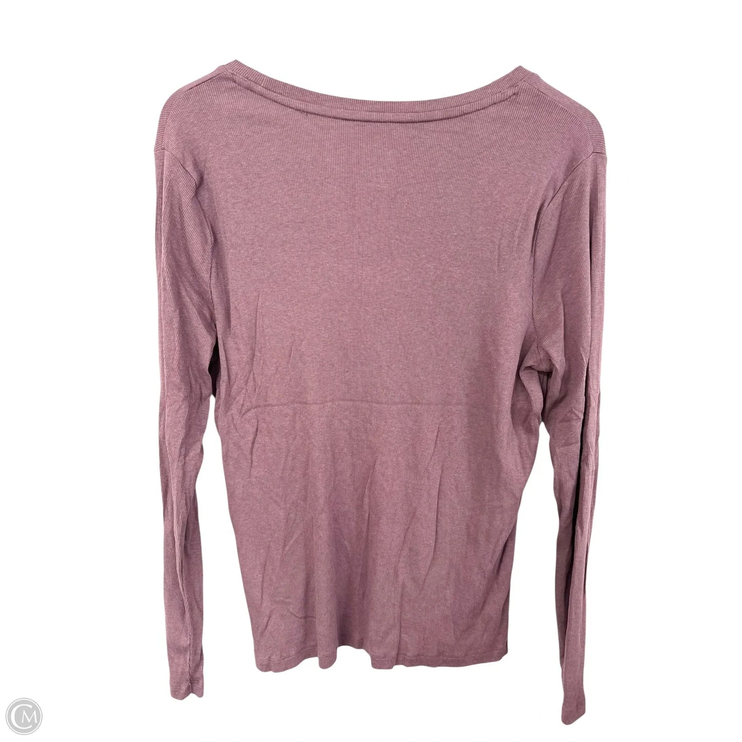 Top Long Sleeve Basic By A New Day In Purple, Size: Xl