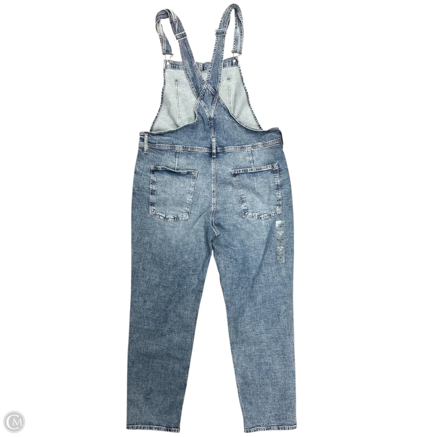 Overalls By Silver In Blue Denim, Size: Xl