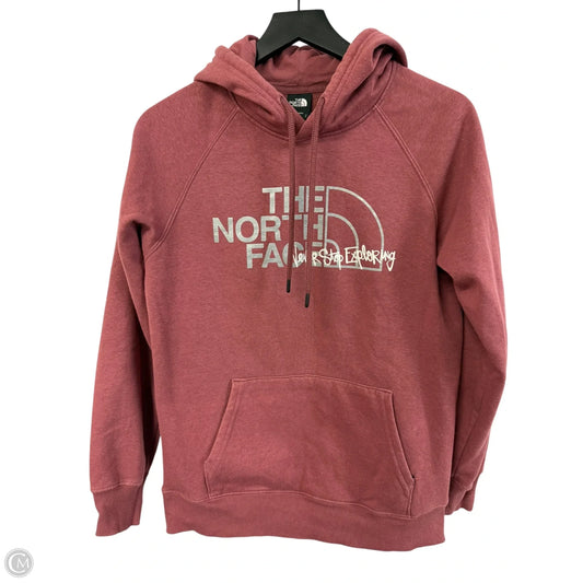 Sweatshirt Hoodie By The North Face In Pink, Size: S