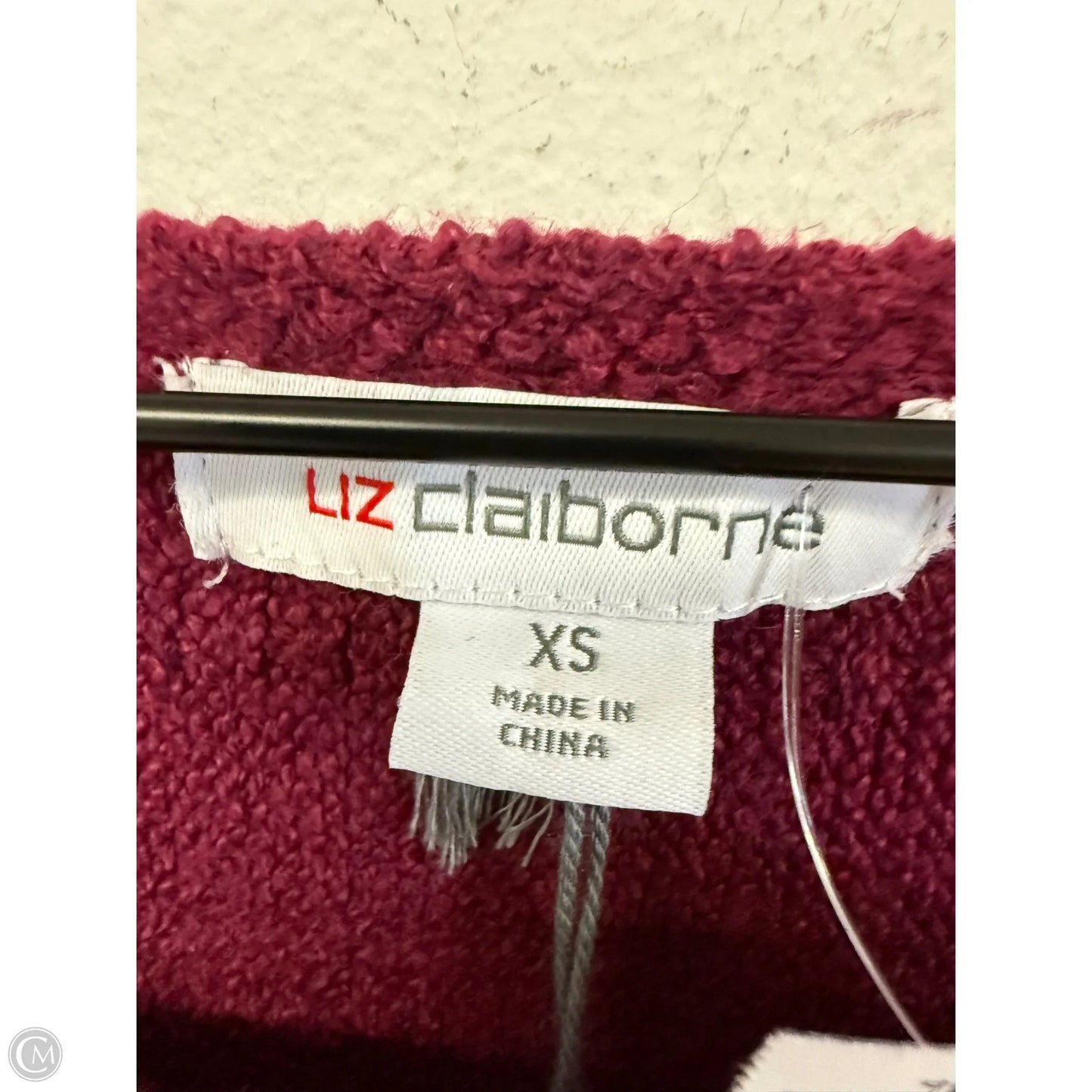 Sweater By Liz Claiborne In Purple, Size: Xs