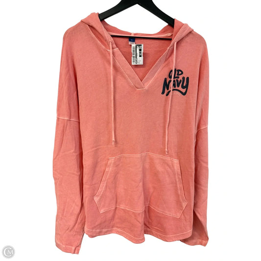Sweatshirt Hoodie By Old Navy In Orange, Size: Xl