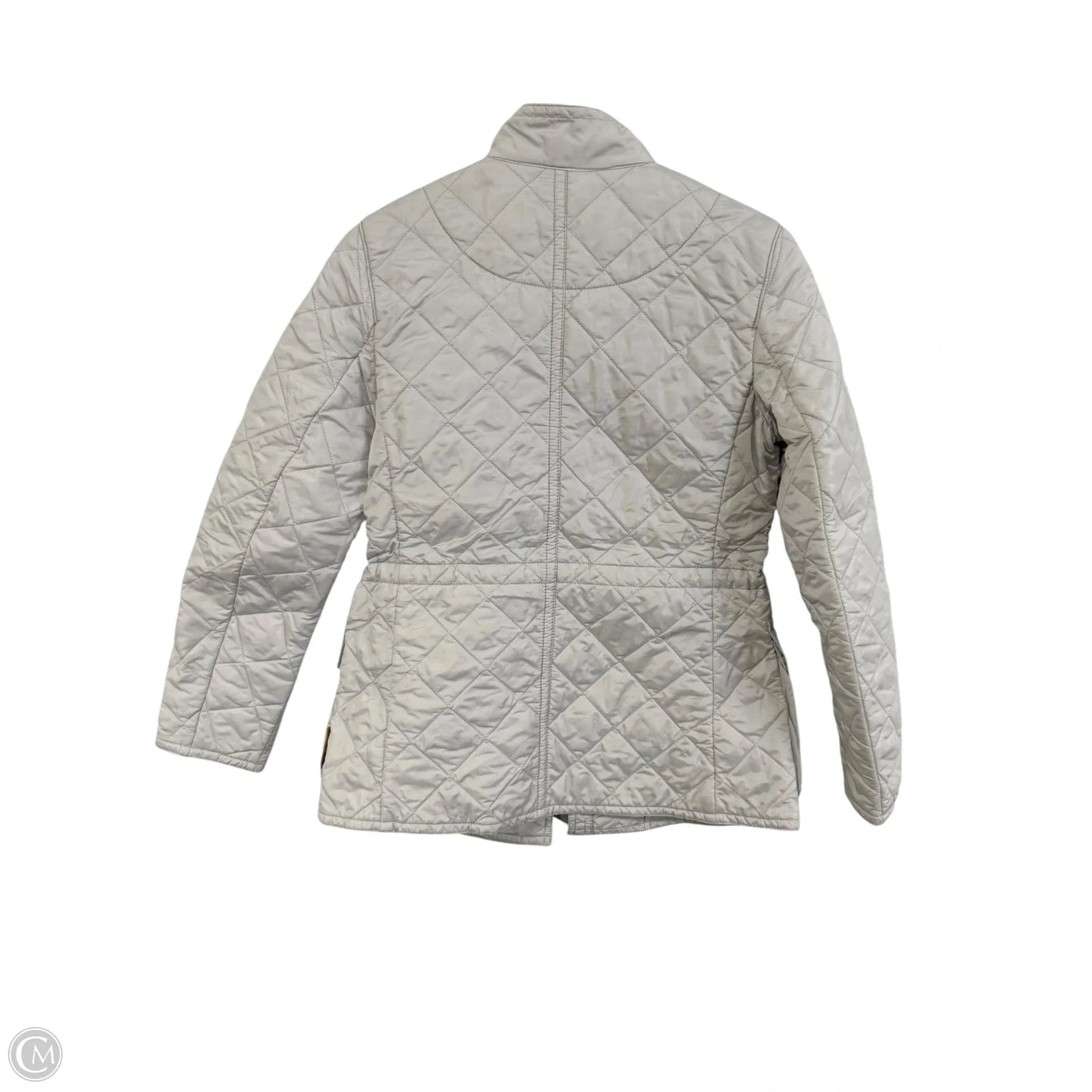 Jacket Designer By Coach In Grey, Size: S