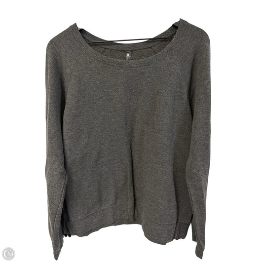 Sweatshirt Crewneck By 90 Degrees By Reflex In Grey, Size: Xl