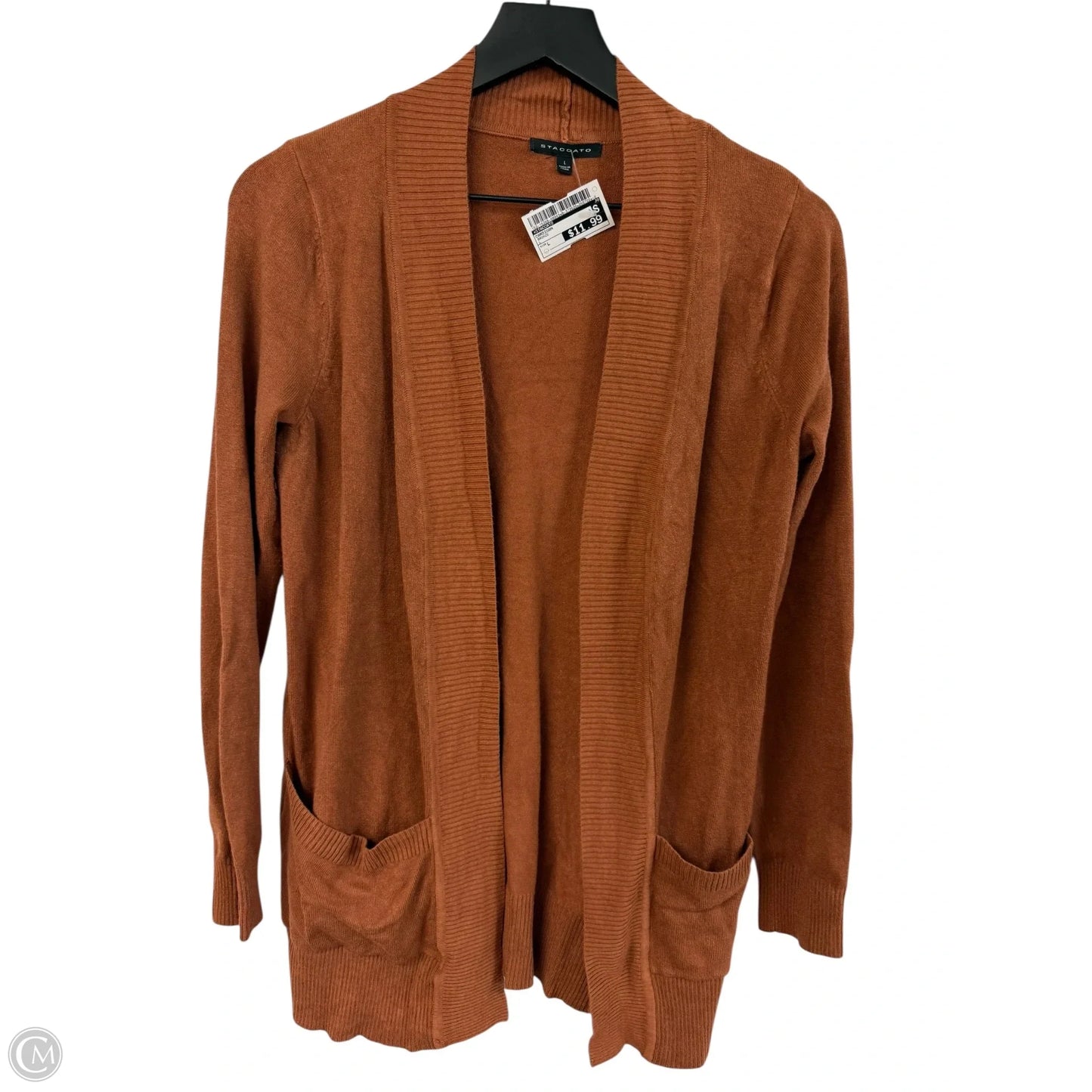 Cardigan By Staccato In Bronze, Size: L