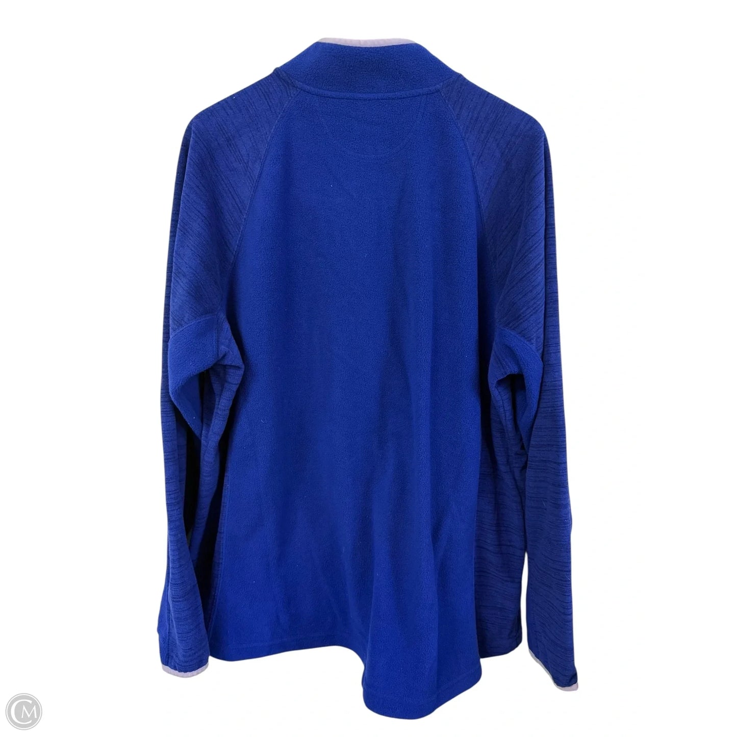 Jacket Fleece By Tek Gear In Blue, Size: 3x