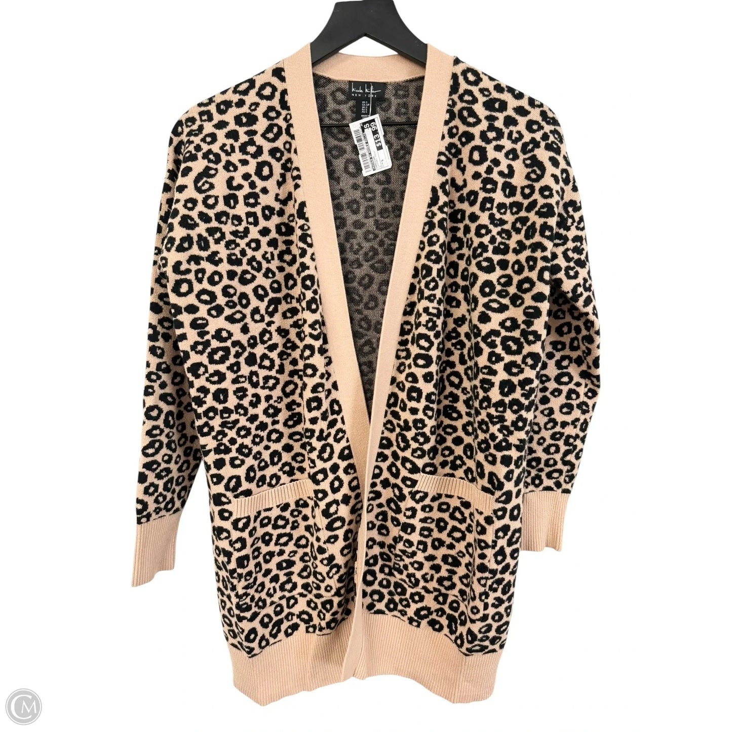 Cardigan By Nicole By Nicole Miller In Leopard Print, Size: S