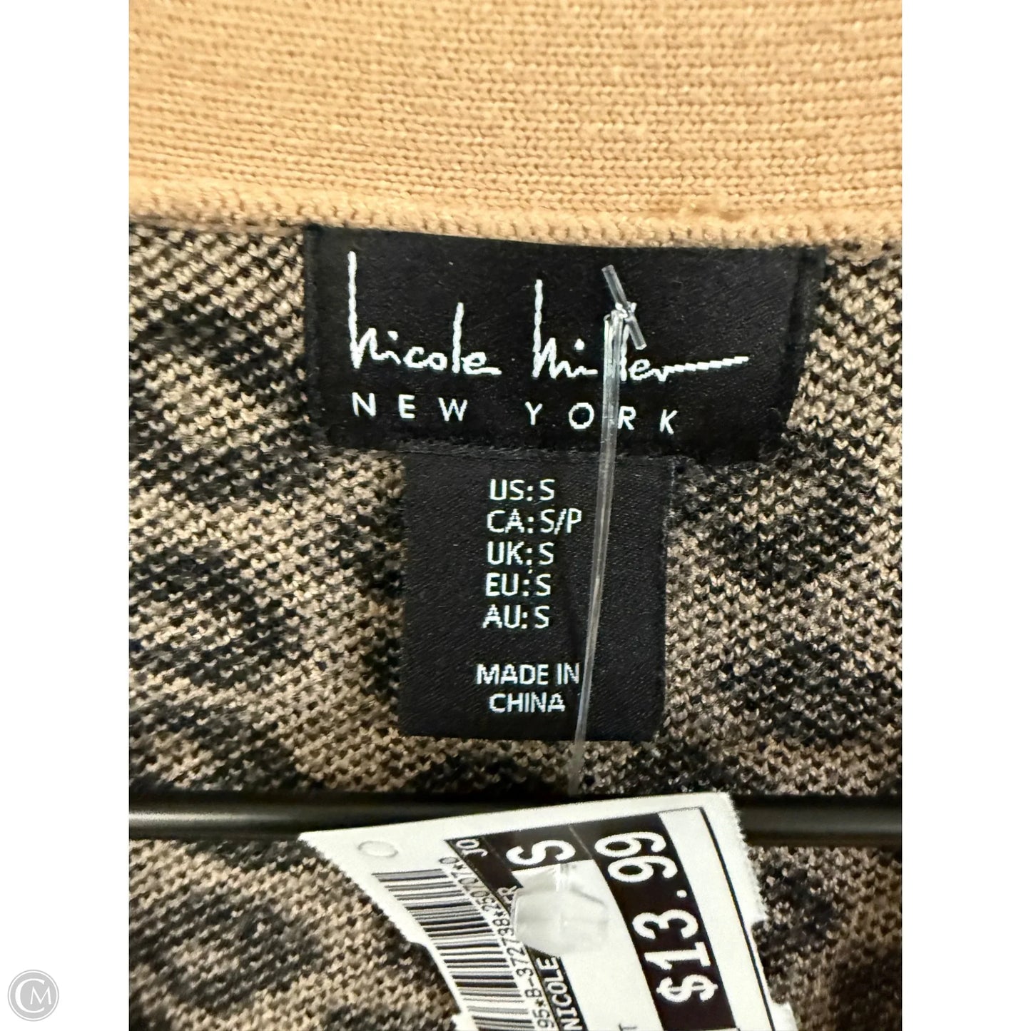 Cardigan By Nicole By Nicole Miller In Leopard Print, Size: S