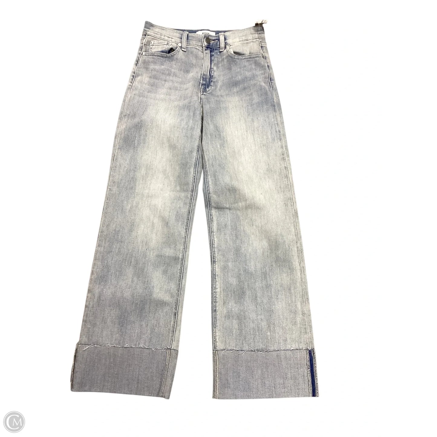 Jeans Wide Leg By Just Black In Blue Denim, Size: 2