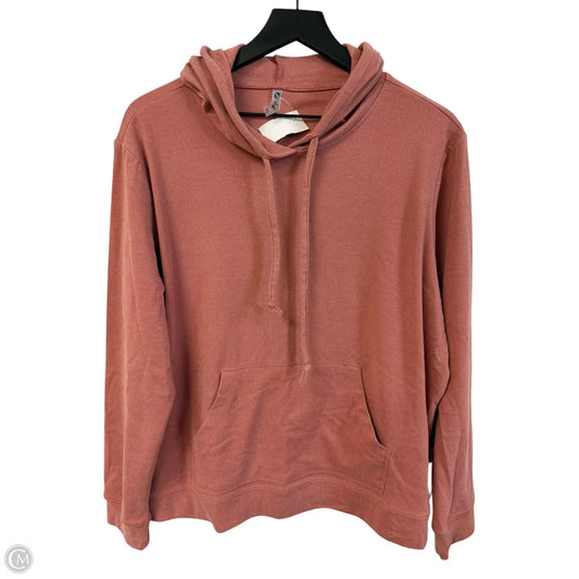 Sweatshirt Hoodie By Cme In Pink, Size: Xl