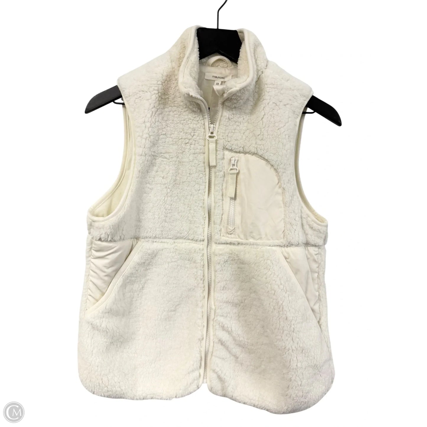 Vest Faux Fur & Sherpa By Maurices In White, Size: S