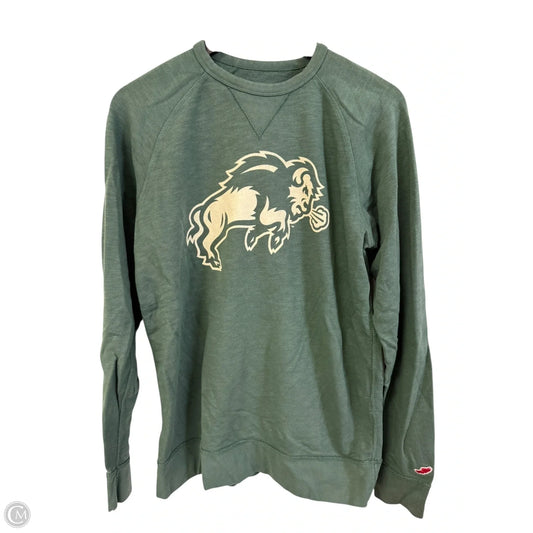Sweatshirt Crewneck By Clothes Mentor In Green, Size: M