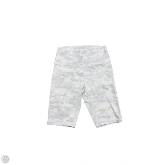 Athletic Shorts By Lululemon In Camouflage Print, Size: 8
