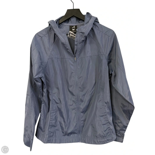 Jacket Windbreaker By Clothes Mentor In Blue, Size: L
