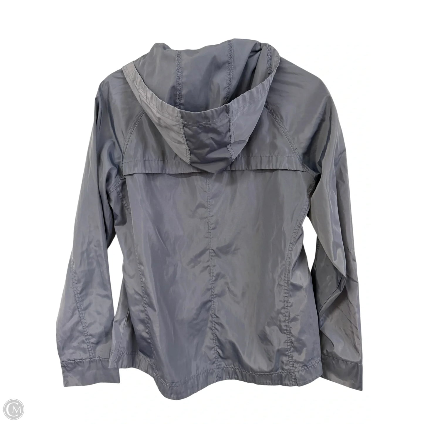 Jacket Windbreaker By Clothes Mentor In Blue, Size: L