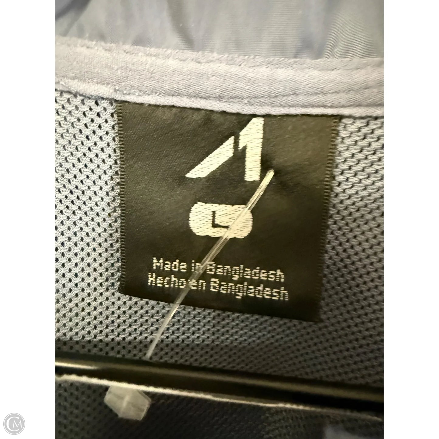 Jacket Windbreaker By Clothes Mentor In Blue, Size: L