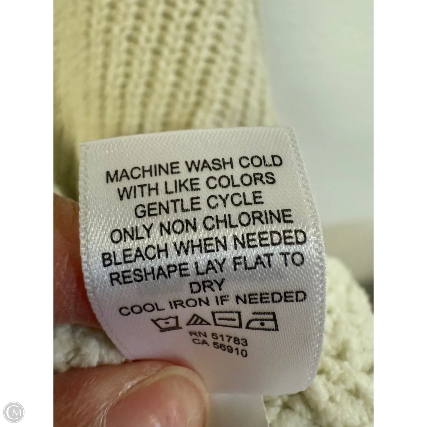 Sweater By Maurices In Cream, Size: 2x