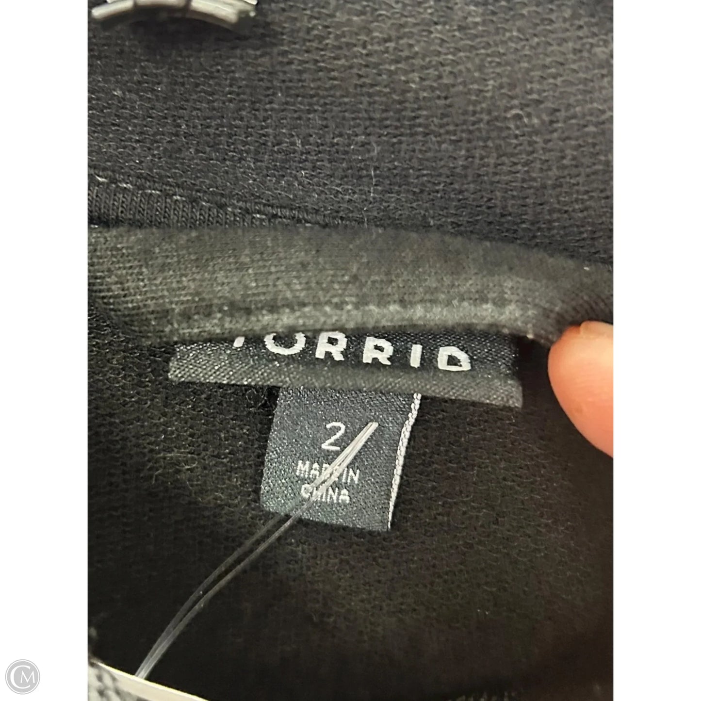 Athletic Jacket By Torrid In Black, Size: 2x