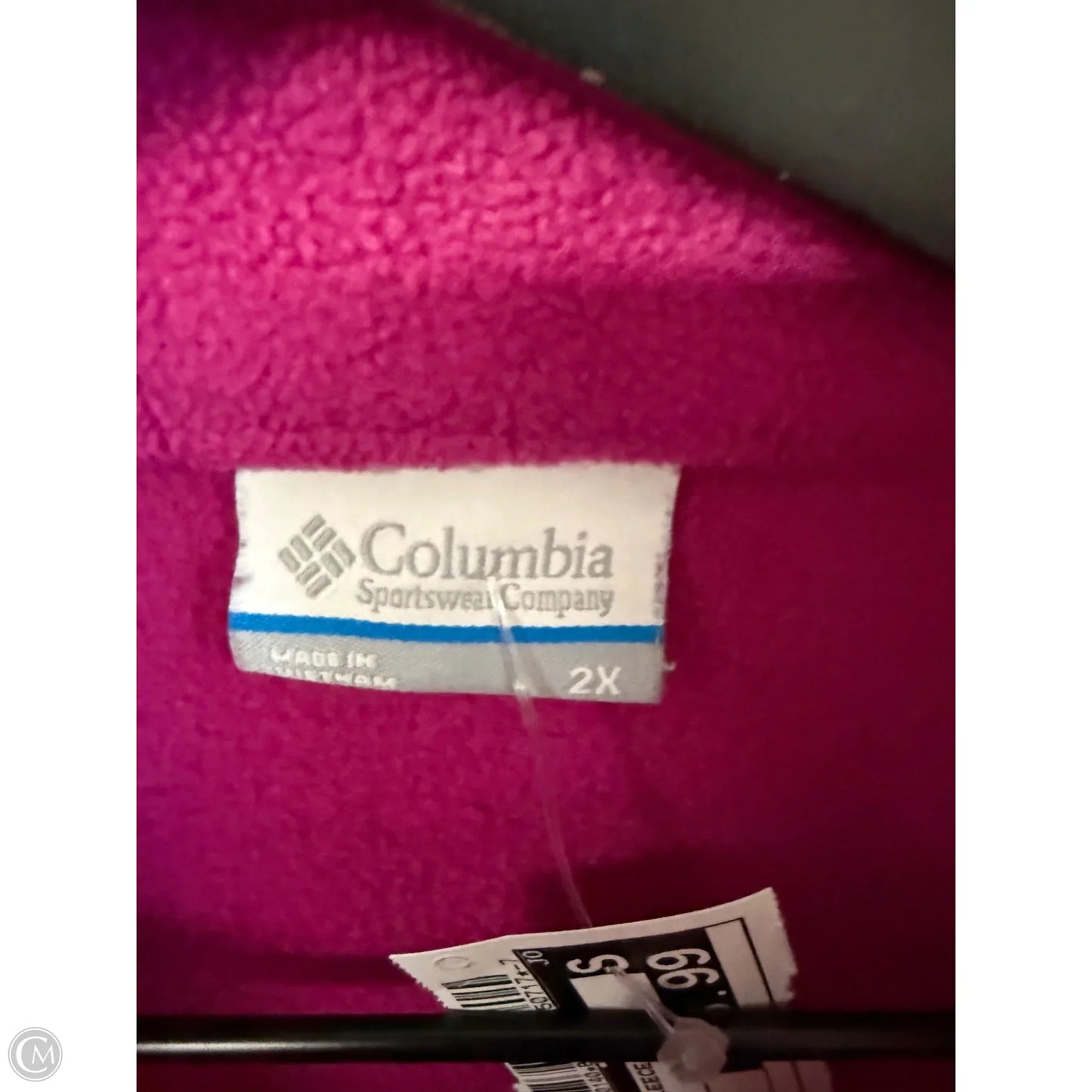 Jacket Fleece By Columbia In Pink, Size: 2x