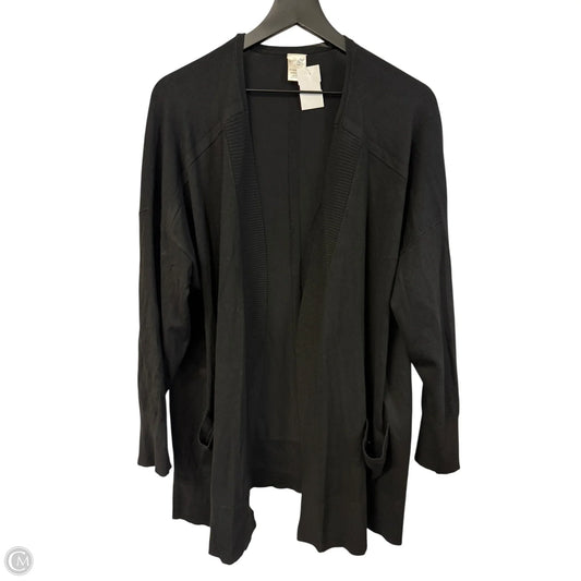 Cardigan By Terra & Sky In Black, Size: 2x