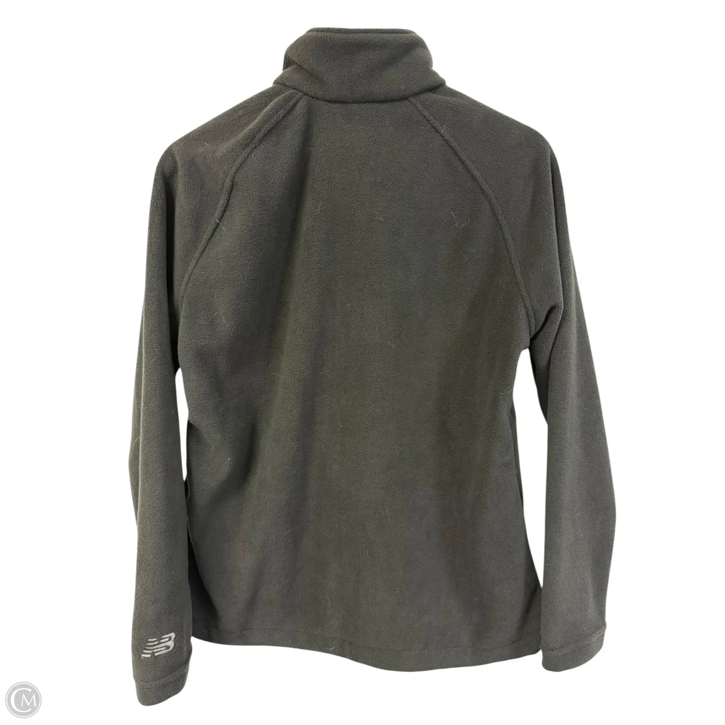 Jacket Fleece By New Balance In Black & Blue, Size: L