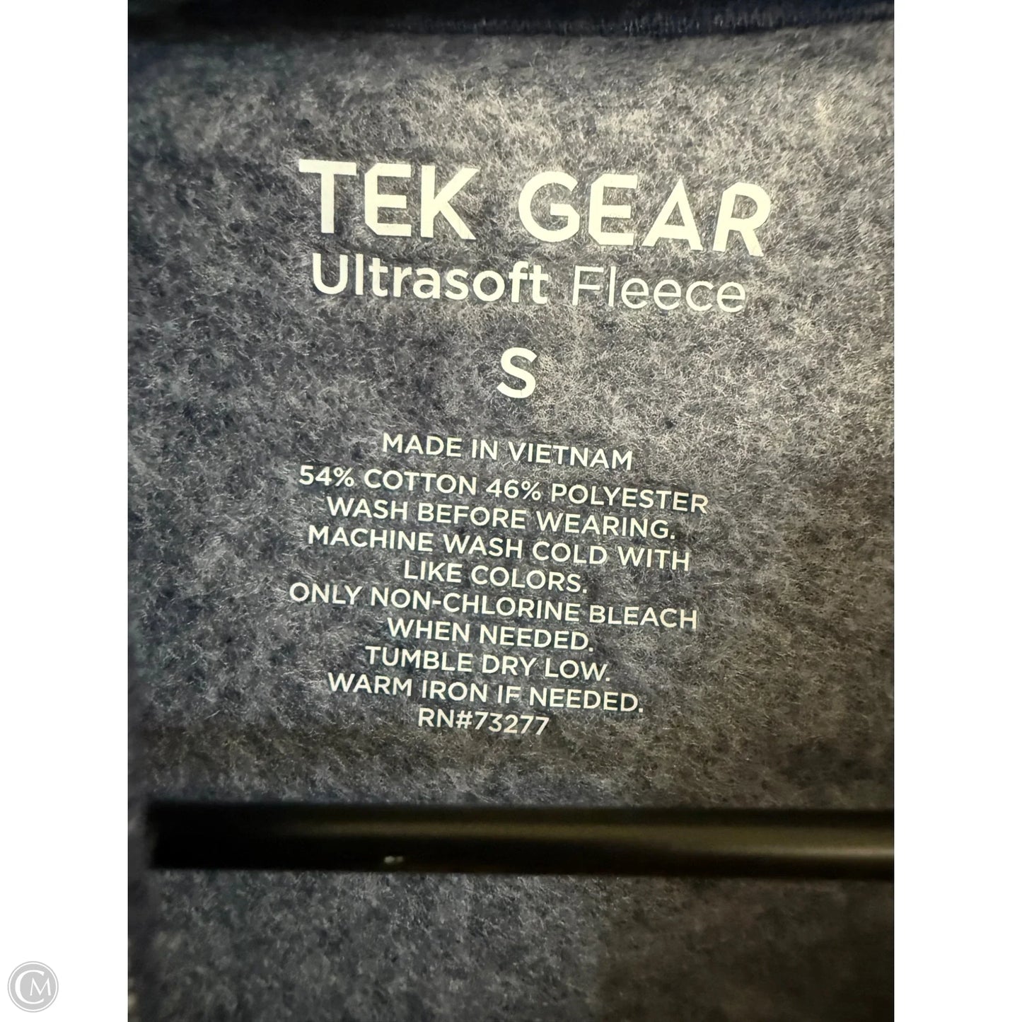 Sweatshirt Hoodie By Tek Gear In Navy, Size: S