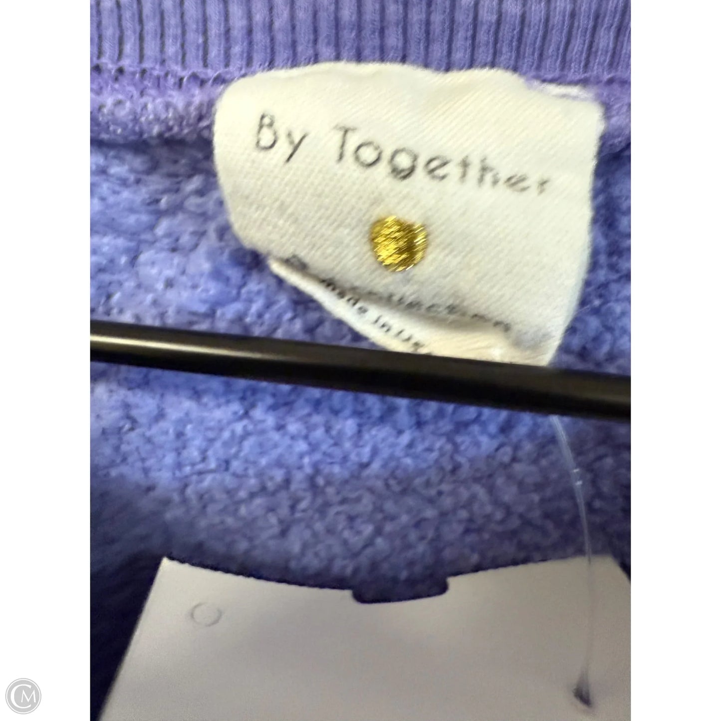 Sweatshirt Crewneck By By Together In Purple, Size: S