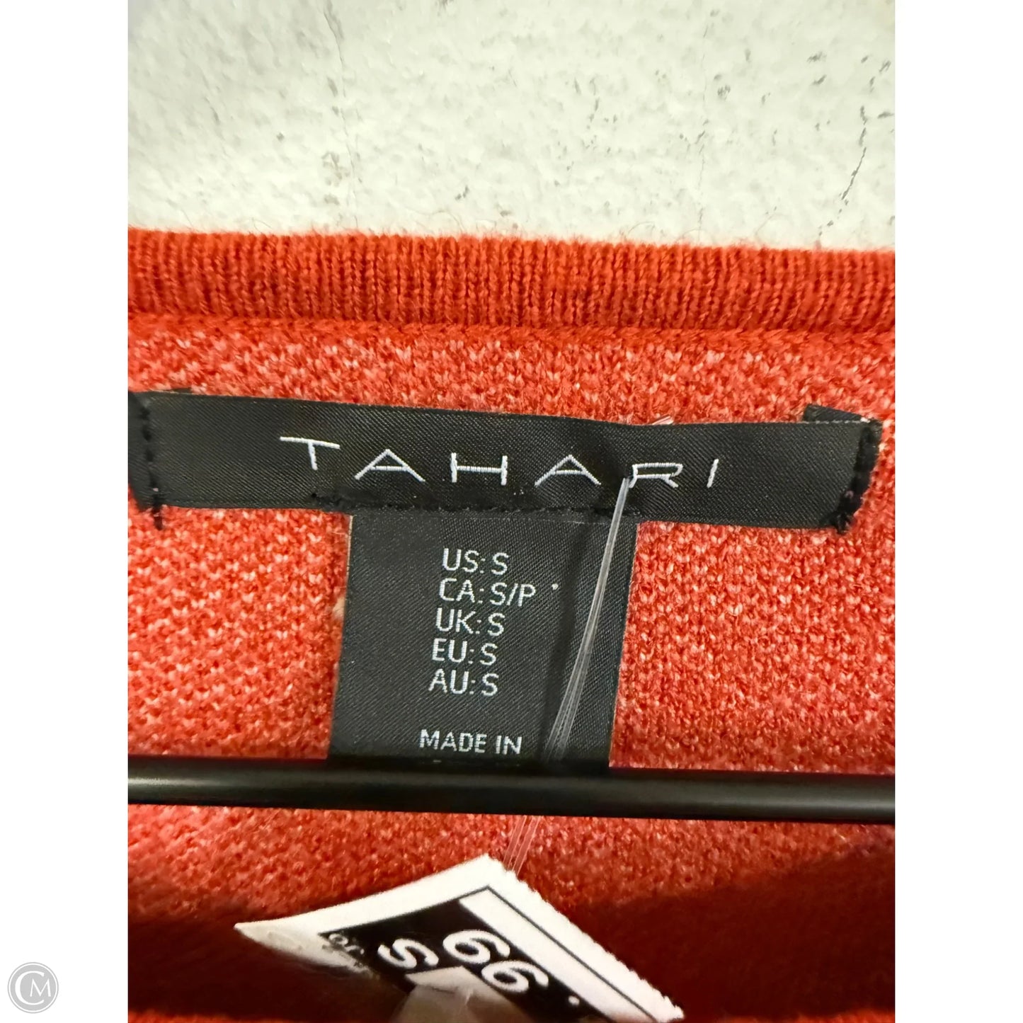 Sweater By T Tahari In Orange, Size: S