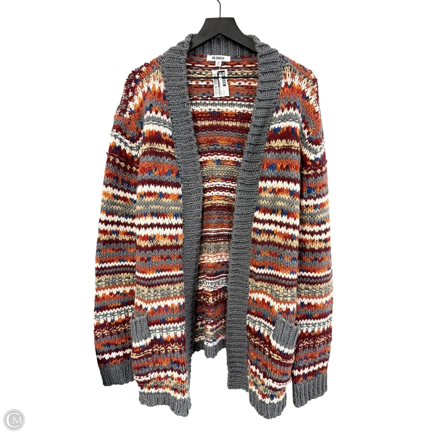 Sweater Cardigan By Bb Dakota In Multi-colored, Size: M