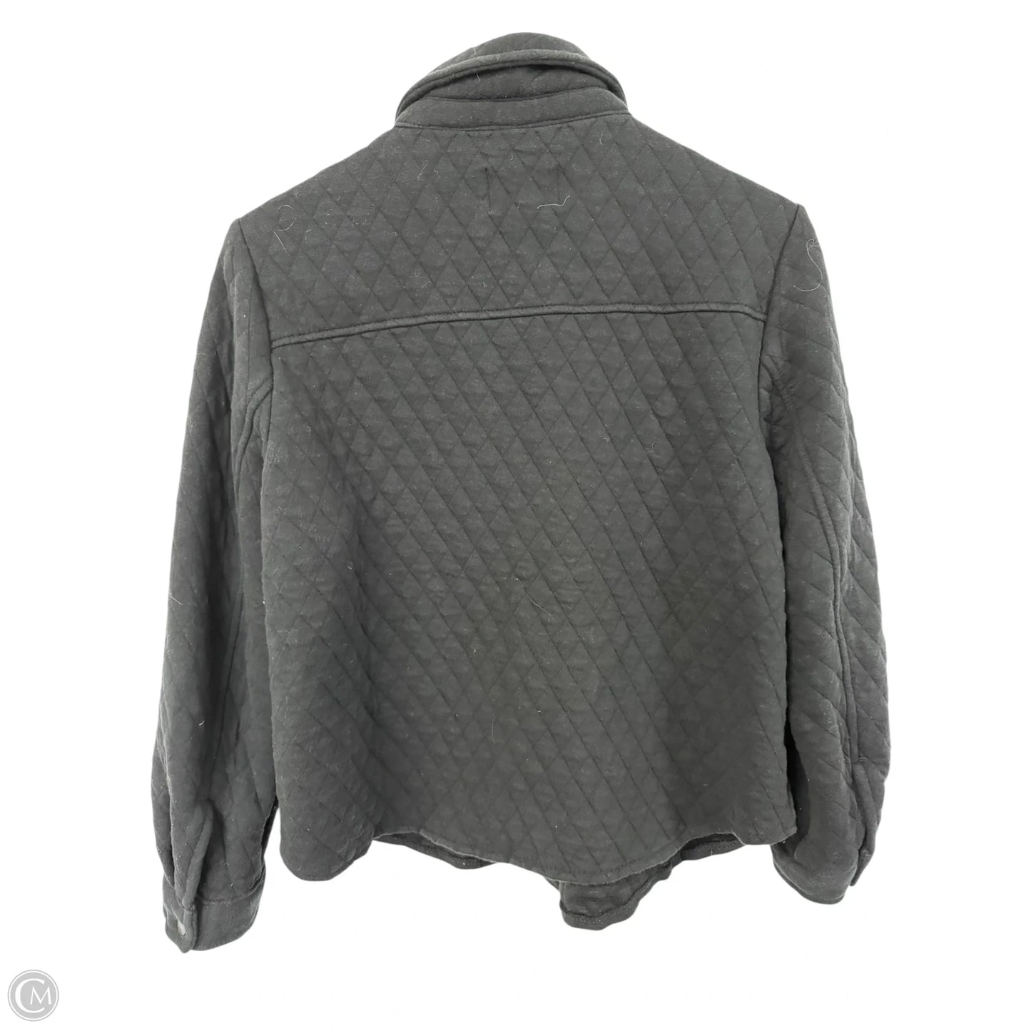 Jacket Shirt By Love Tree In Black, Size: L