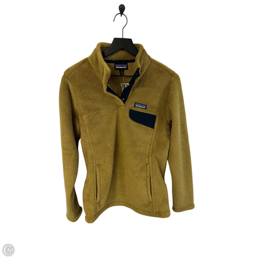 Sweatshirt Collar By Patagonia In Brown, Size: M