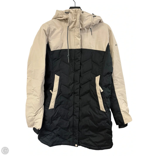 Coat Parka By Columbia In Black & Tan, Size: L