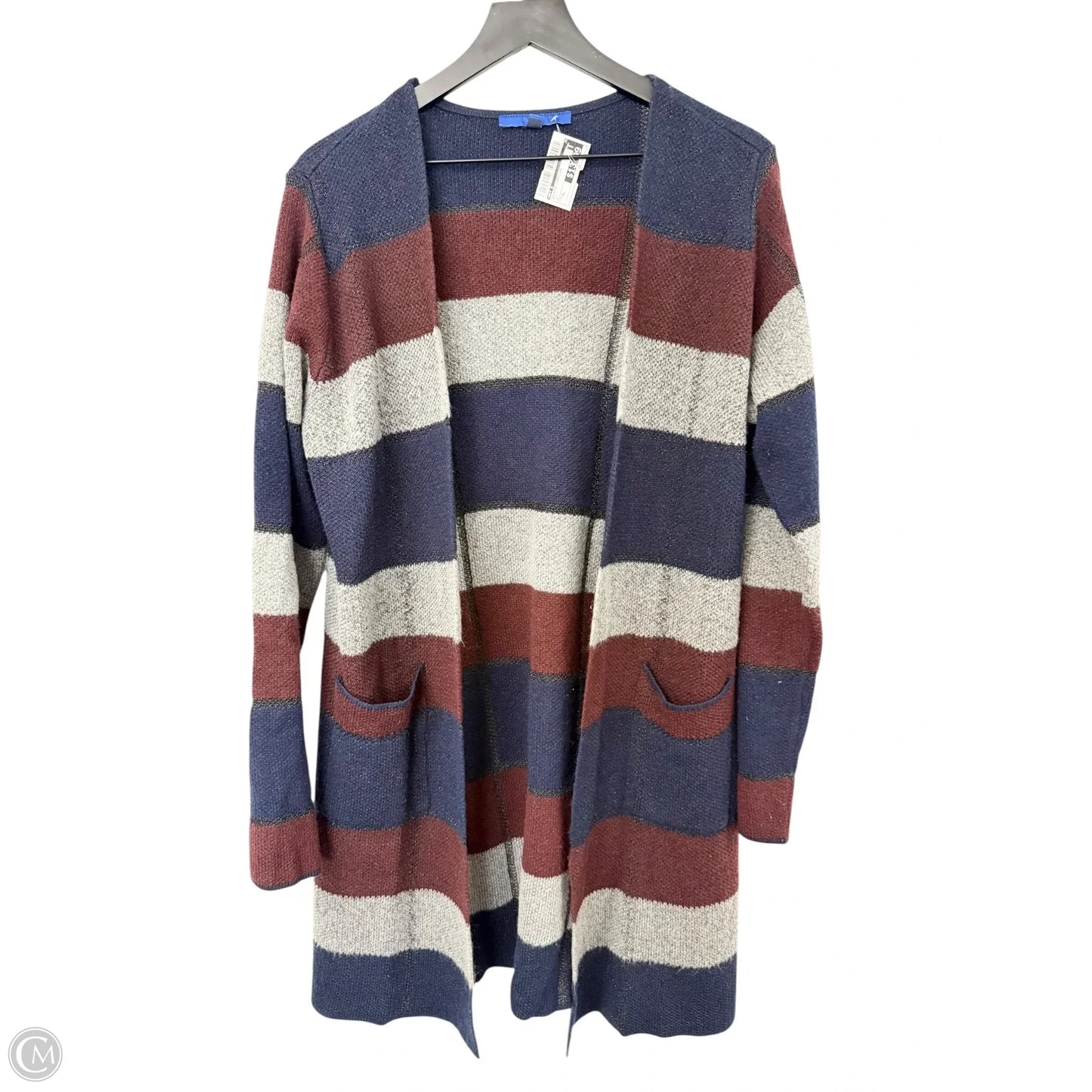 Sweater Cardigan By Apt 9 In Multi-colored, Size: Xl