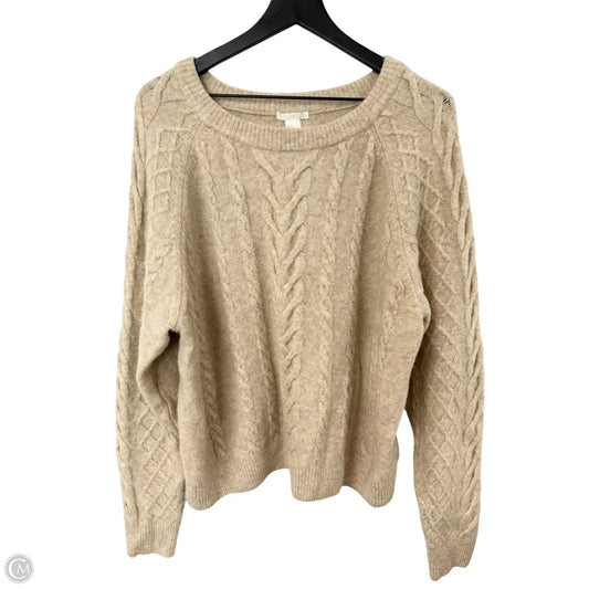 Sweater By H&m In Tan, Size: M