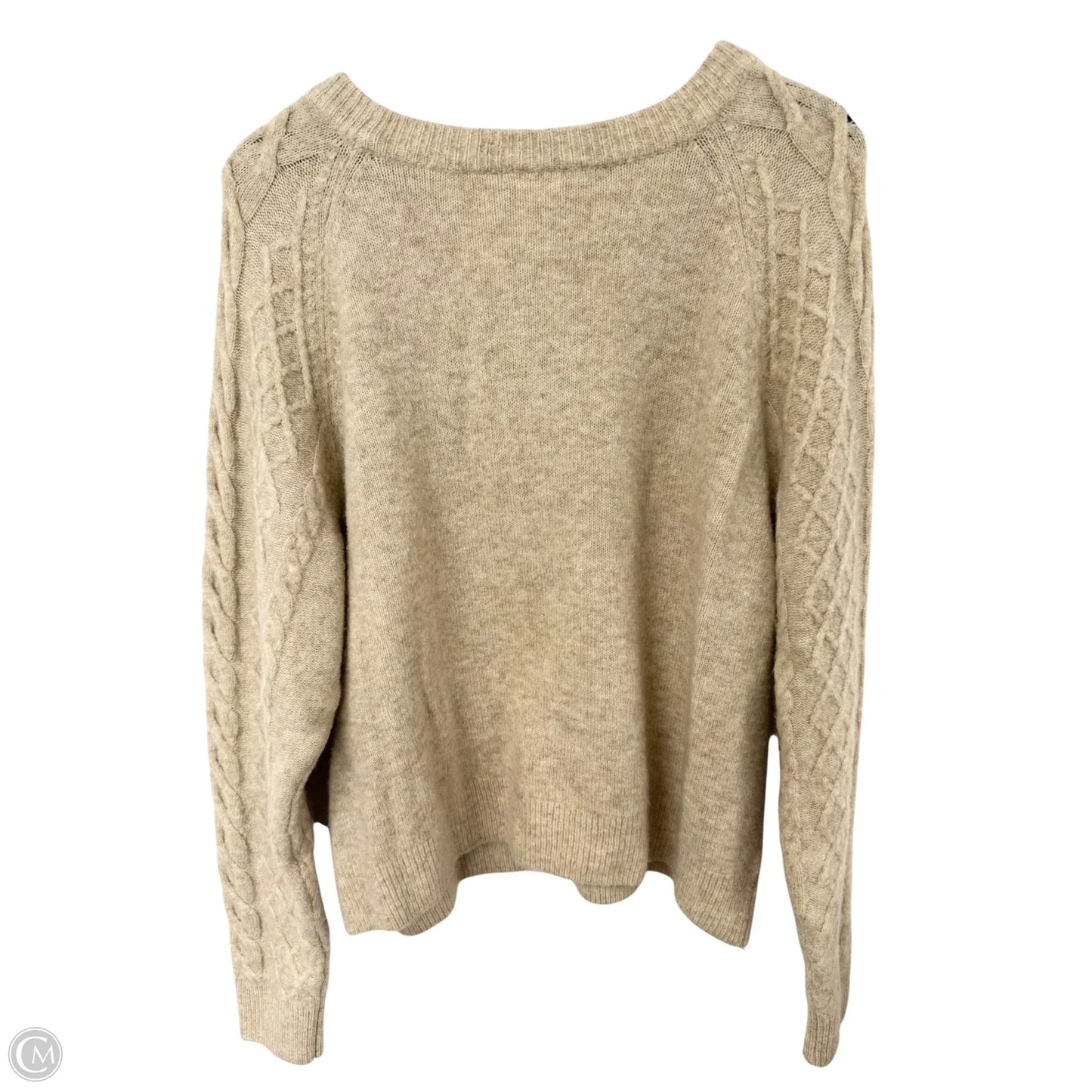 Sweater By H&m In Tan, Size: M