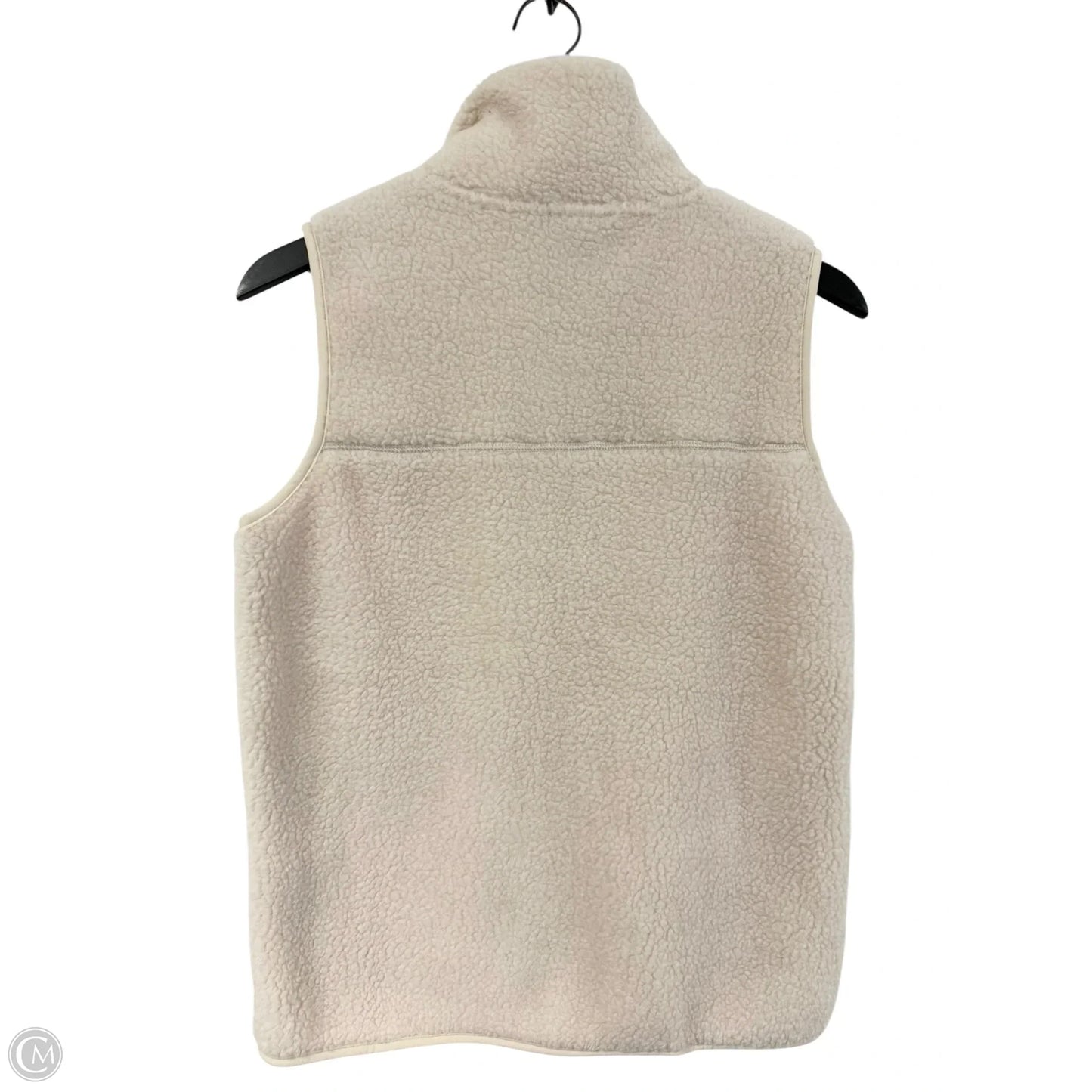 Vest Faux Fur & Sherpa By Eddie Bauer In Cream, Size: S