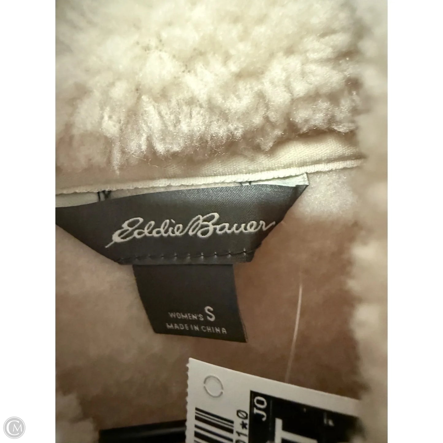 Vest Faux Fur & Sherpa By Eddie Bauer In Cream, Size: S