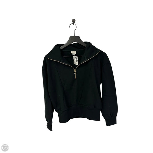 Sweatshirt Collar By A New Day In Black, Size: S