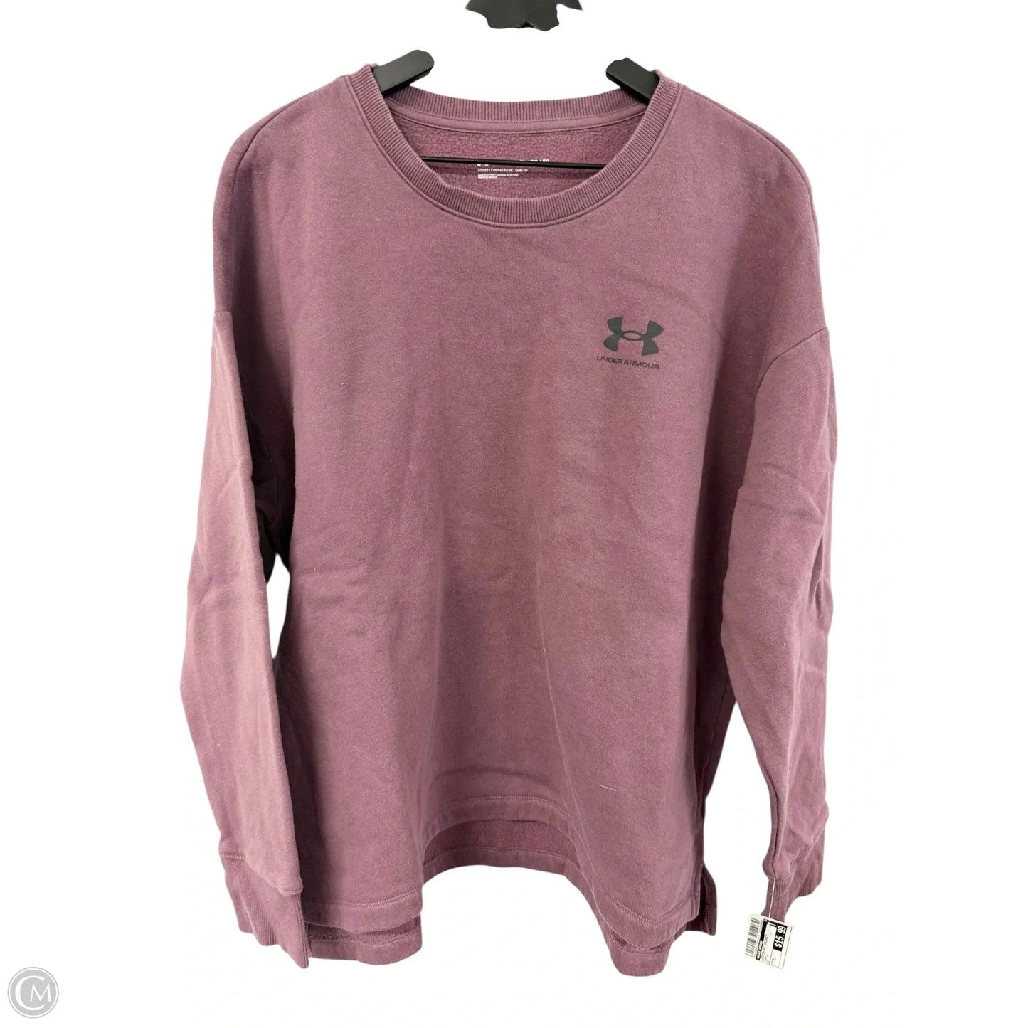 Sweatshirt Crewneck By Under Armour In Purple, Size: Xl