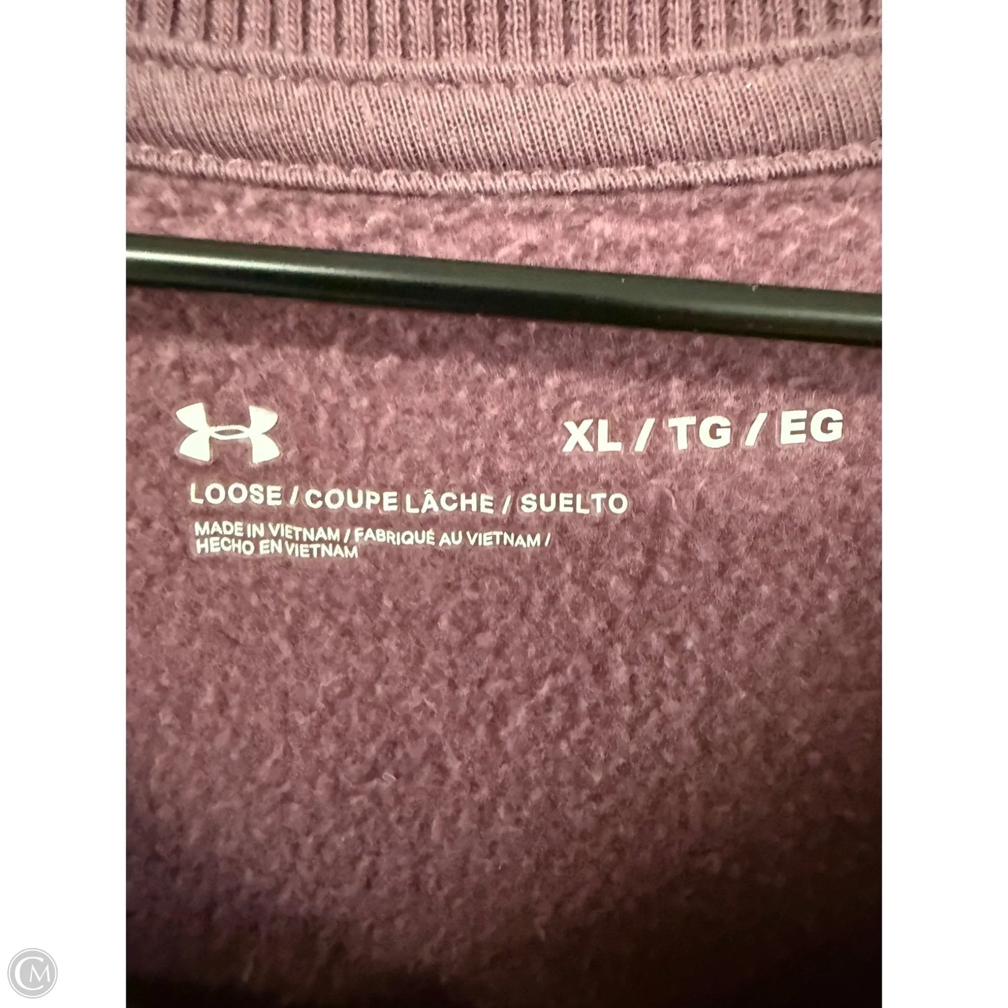 Sweatshirt Crewneck By Under Armour In Purple, Size: Xl