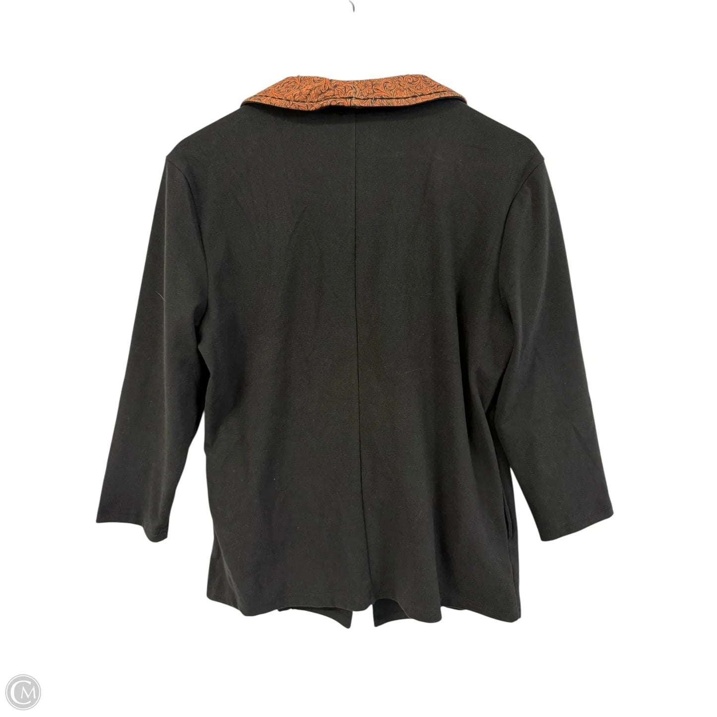 Blazer By Crazy Train In Black & Brown, Size: L