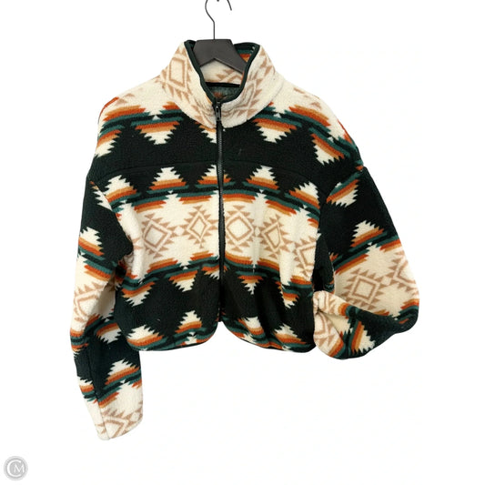 Jacket Fleece By Love Tree In Multi-colored, Size: L