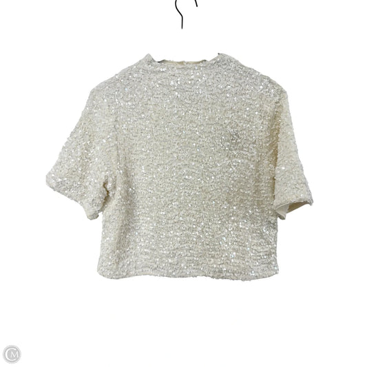 Top Short Sleeve By H&m In White, Size: S