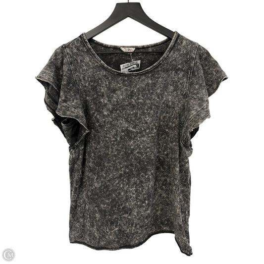 Top Short Sleeve Basic By Bibi In Black, Size: M