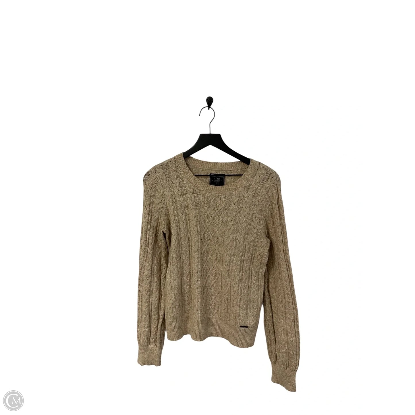 Sweater By Abercrombie And Fitch In Tan, Size: S